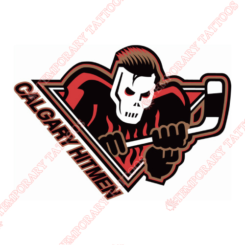 Calgary Hitmen Customize Temporary Tattoos Stickers NO.7496